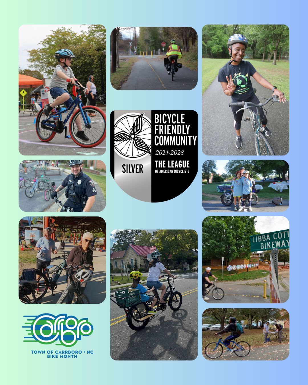 Silver Level Bicycle Friendly Community 